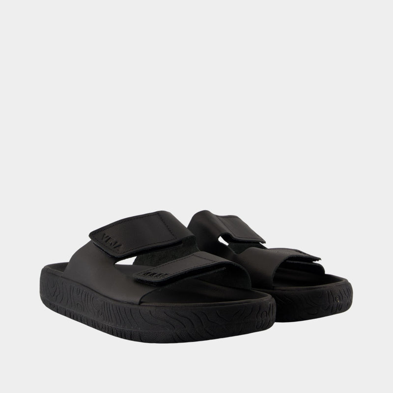 Sandales Etna - Veja - Cuir - Noir
