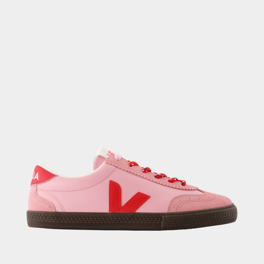 Sneakers Volley - Veja - Cuir - Rose