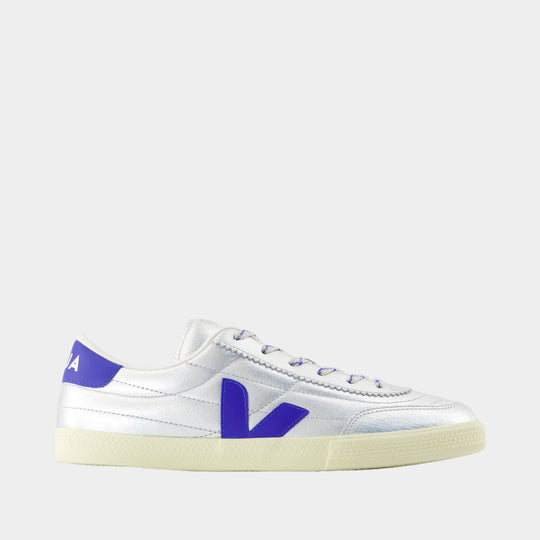 Sneakers Panenka - Veja - Cuir - Argenté