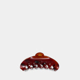 Barrettes Lolita - Rouje - Acétate - Rouge