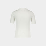 Polo Signature - Courreges - Coton - Blanc