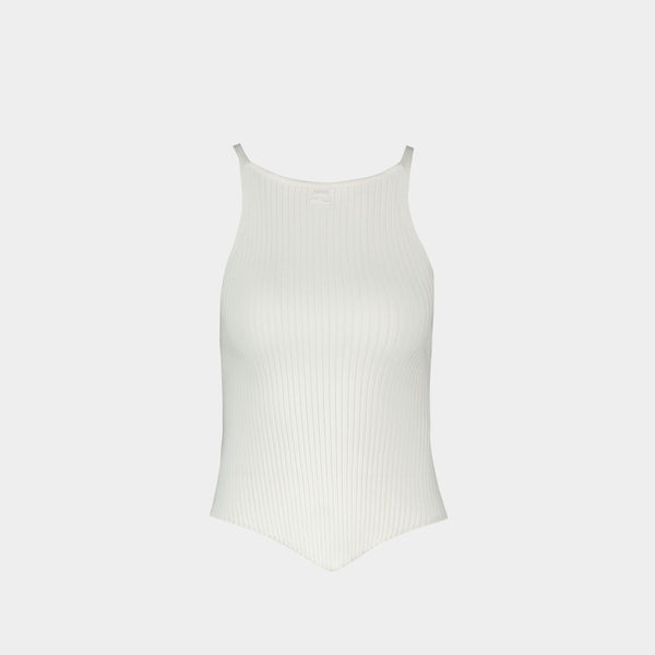 Top Signature - Courreges - Coton - Blanc