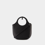 Sac Porté Épaule Medium Holy - Courreges - Cuir - Noir