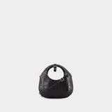 Sac À Main Mini Holy Croco - Courreges - Cuir - Noir