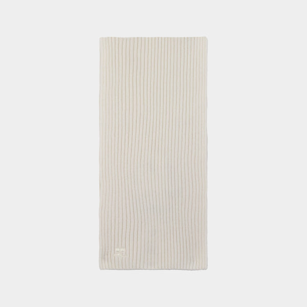 Écharpe Ac Ribbed - Courreges - Laine - Neutre