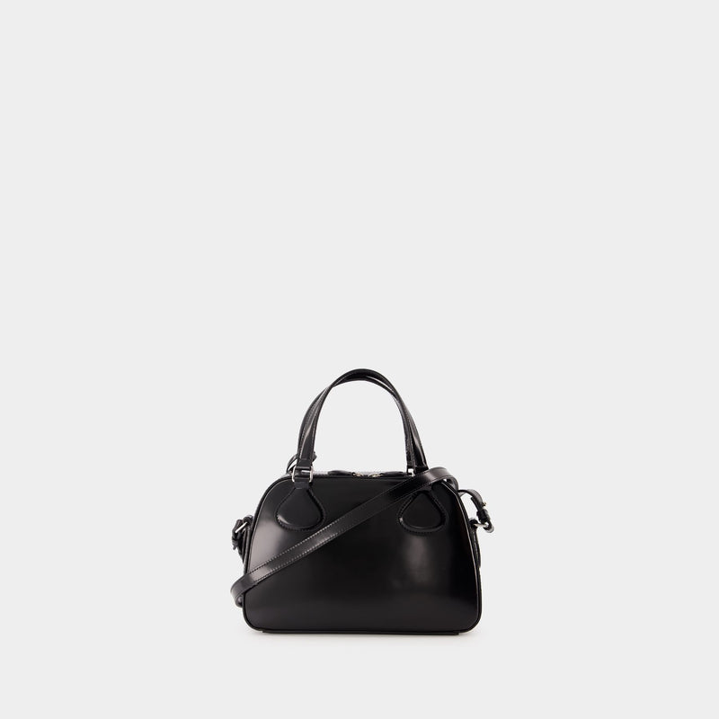 Sac À Main Stud Spazzo Bowling - Courreges - Cuir - Noir