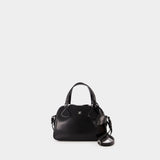 Sac À Main Stud Spazzo Bowling - Courreges - Cuir - Noir