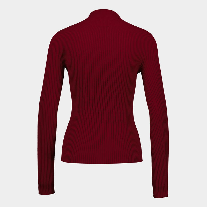 Pull Mockneck Light Rib - Courreges - Coton - Rouge