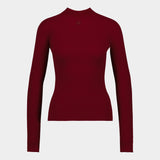 Pull Mockneck Light Rib - Courreges - Coton - Rouge