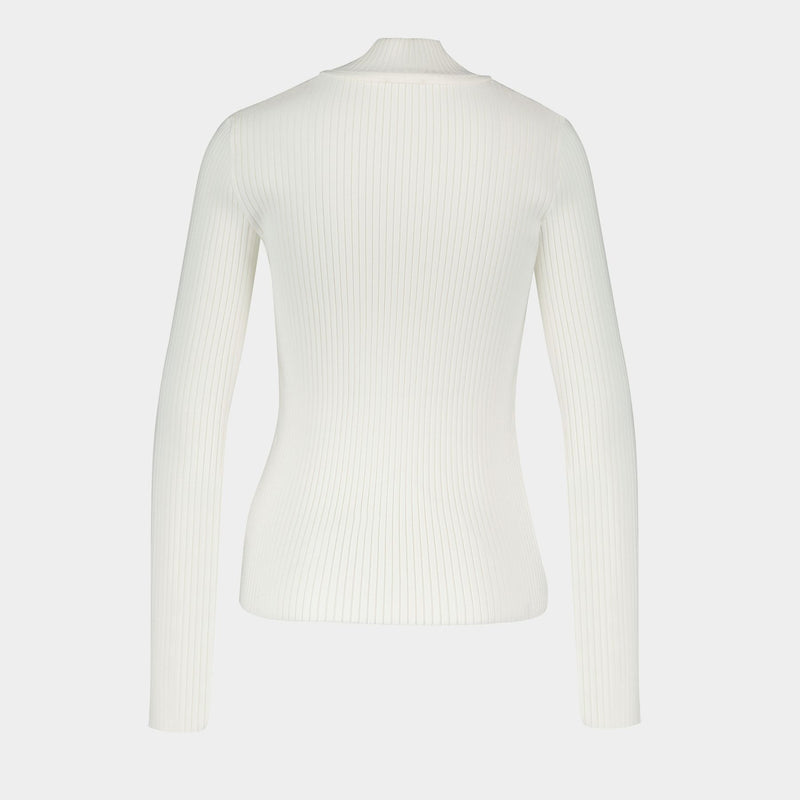 T-Shirt Reedition Jumper - Courreges - Coton - Blanc