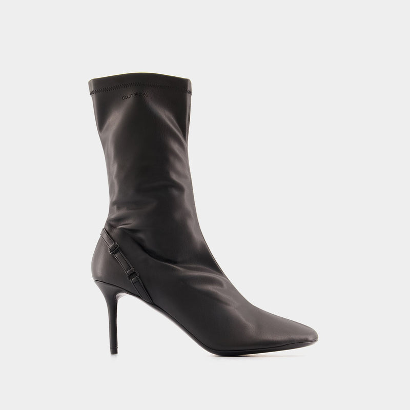 Bottes - Courreges - PVC - Noir