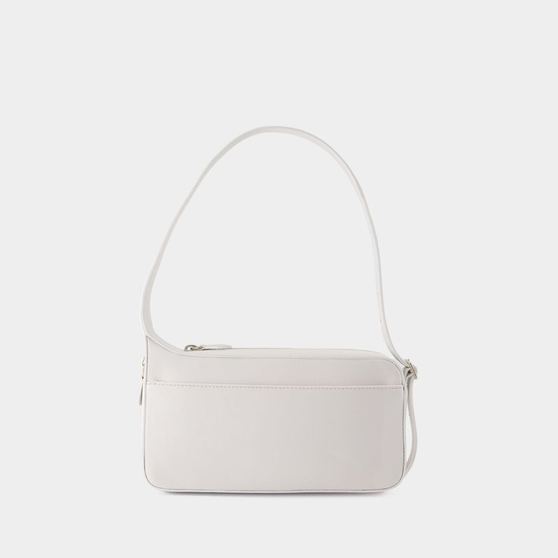 Sac Porté Épaule One Racer Baguette - Courreges - Cuir - Blanc