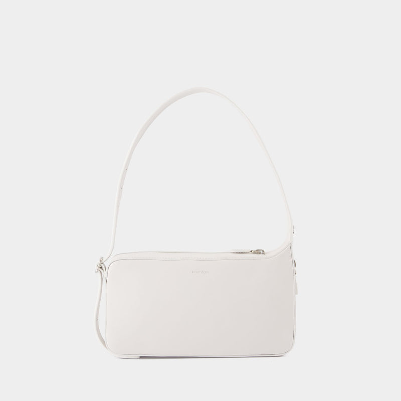 Sac Porté Épaule One Racer Baguette - Courreges - Cuir - Blanc