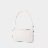 Sac Porté Épaule One Racer Baguette - Courreges - Cuir - Blanc