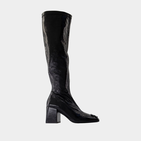 Bottes Reedition Ac - Courreges - Cuir - Noir