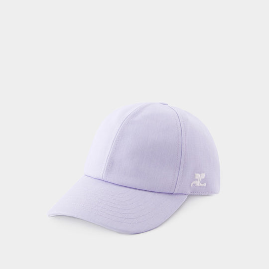 Casquette Brodé - Courreges - Coton - Bleu
