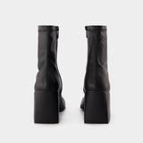 Bottines Reedition - Courreges - Cuir Synthétique - Noir