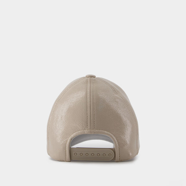 Casquette Reedition - Courreges - Vinyle - Beige