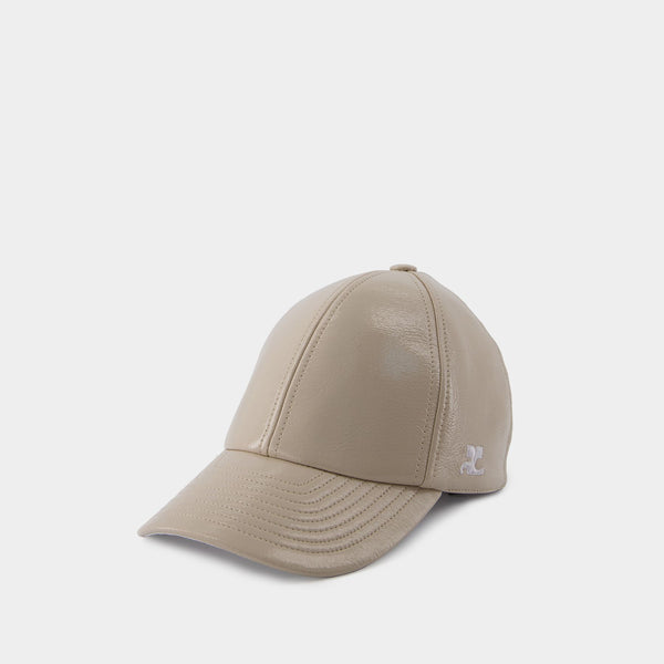 Casquette Reedition - Courreges - Vinyle - Beige