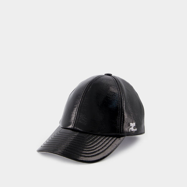 Casquette Reedition - Courreges - Vinyle - Noir