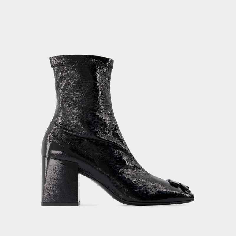 Bottines Reedition - Courreges - Vinyle - Noir