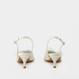 Escarpins Milanaise - Rouje - Cuir - Beige