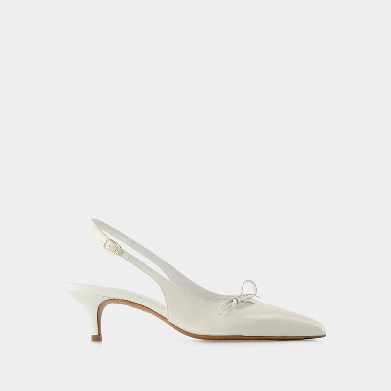 Escarpins Milanaise - Rouje - Cuir - Beige