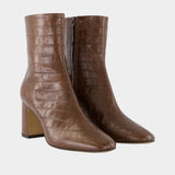 Bottines Claudia - Rouje - Cuir - Marron