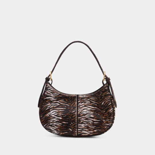 Sac Porté Épaule Baby Big - Rouje - Cuir - Marron