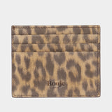 Porte-Carte Espresso - Rouje - Cuir - Marron