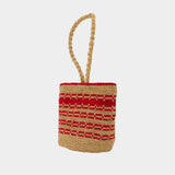Sac À Main Martino - Rouje - Raphia - Beige