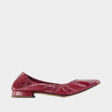 Ballerines Nina - Rouje - Cuir - Bordeaux