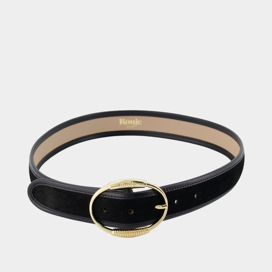 Ceinture Tamise - Rouje - Cuir - Noir