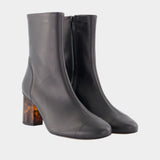 Bottines Loula - Rouje - Cuir - Noir