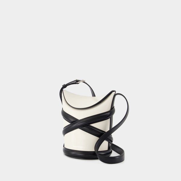 Sac Hobo The Curve - Alexander Mcqueen - Cuir -Blanc