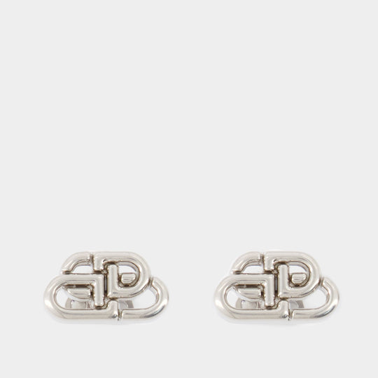 Boucles D'oreilles Bb Stud Xs - Balenciaga - Synthétique - Argenté