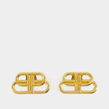 Boucles D'oreilles Bb Stud S - Balenciaga - Métal - Doré