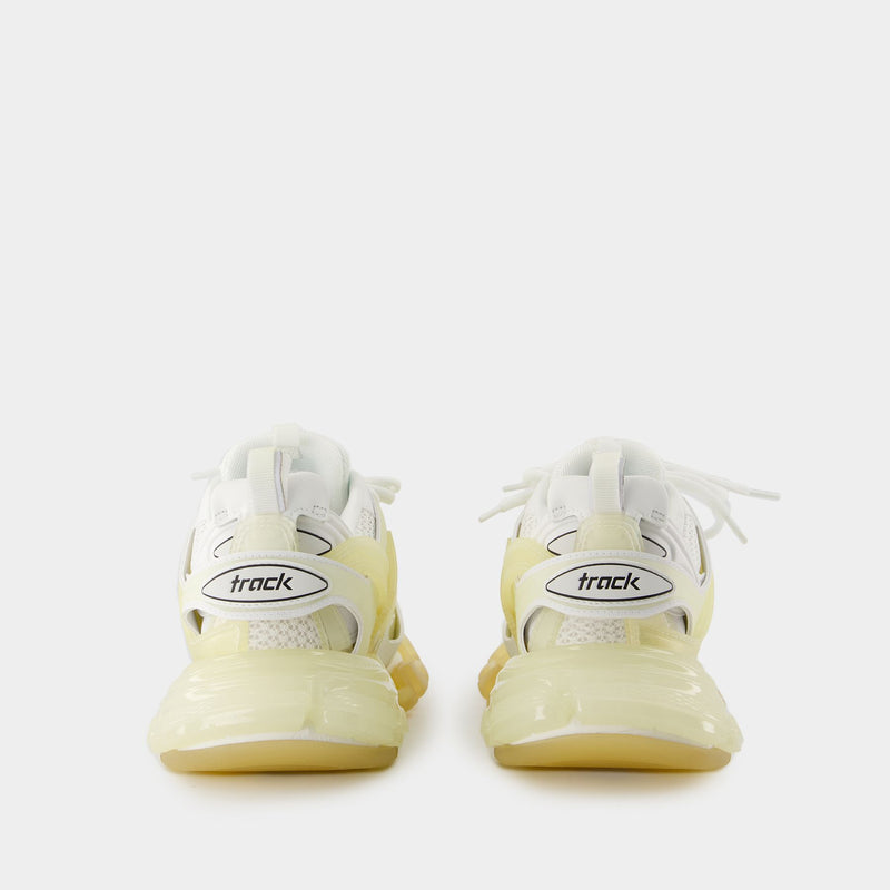 Sneakers Track Clearsole en Toile Blanche