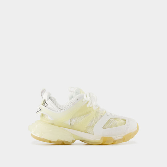 Sneakers Track Clearsole en Toile Blanche