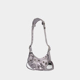 Sac Hobo Cagole Shoul Xs - Balenciaga - Cuir - Argenté