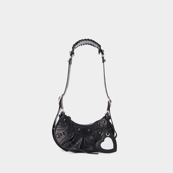 Sac Porté Épaule Le Cagole XS - Balenciaga - Cuir - Noir