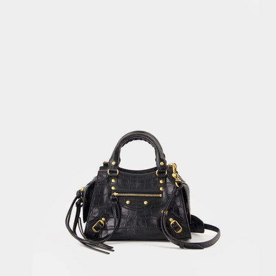 Sac Neo Classique City Mini - Balenciaga - Cuir - Noir