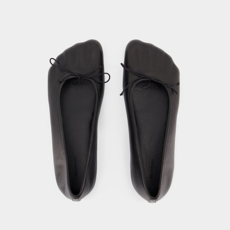 Ballerines Anatomic - Balenciaga - Cuir - Noir