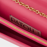 Wallet On Chain - PATOU - Cuir - Rose