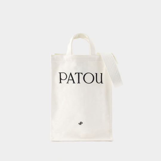 Cabas Vertical - PATOU - Coton - Blanc