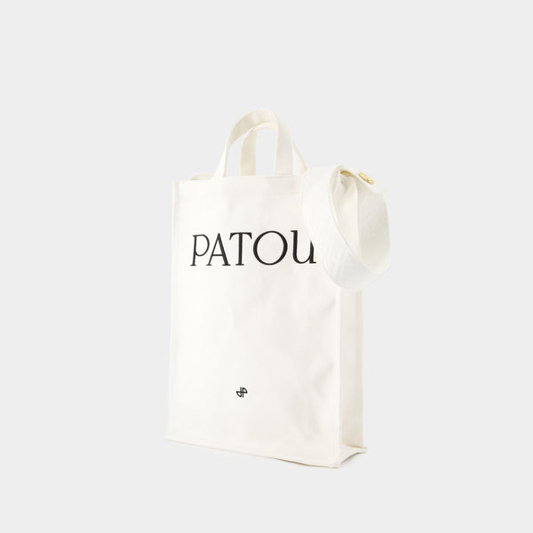 Cabas Vertical - PATOU - Coton - Blanc