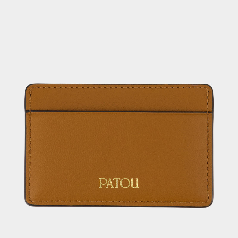 Porte-Carte JP - PATOU - Cuir - Marron
