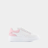 Sneakers Oversized Hybrid - Alexander McQueen - Cuir - Blanc/Rose Pâle