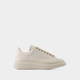 Sneakers Oversized - Alexander McQueen - Cuir - Beige