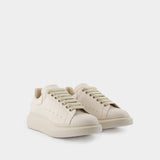 Sneakers Oversized - Alexander McQueen - Cuir - Beige